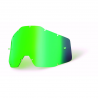CRISTAL ESPEJO VERDE GAFAS 100% STRATA, ACCURI, RACECRAFT