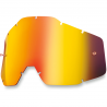 CRISTAL ESPEJO ROJO GAFAS 100% STRATA, ACCURI, RACECRAFT