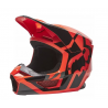 CASCO FOX V1 FLUOR NARANJA