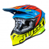 CASCO JUST1 J-39 POSEIDON AZUL/ROJO/FLUOR