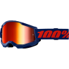 GAFAS 100% STRATA2 NAVY ESPEJO ROJO