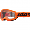 GAFAS 100% STRATA2 NARANJA TRANSPARENTE 