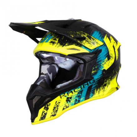 CASCO FOX V1 FLUOR NARANJA